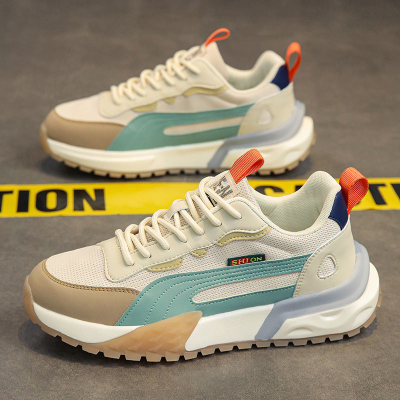 Men's Retro Outdoor Sneakers with contoured trail sole and breathable mesh Mune Fashion