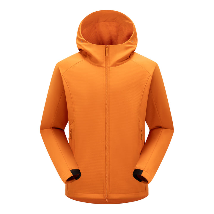 Men's softshell functional jacket with insulation, hood & two-way zipper Mune Fashion