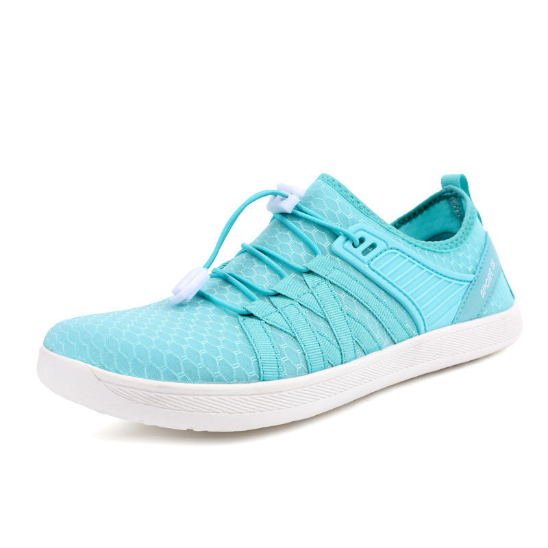 Unisex nan flacher city sneaker with quick-release closure, elastic knit upper and shock-absorbing lightweight sole Mune Fashion