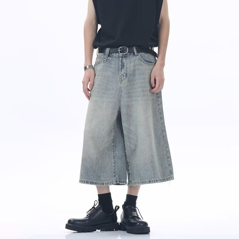 Unisex Fashion Wide Jeans Mune Fashion