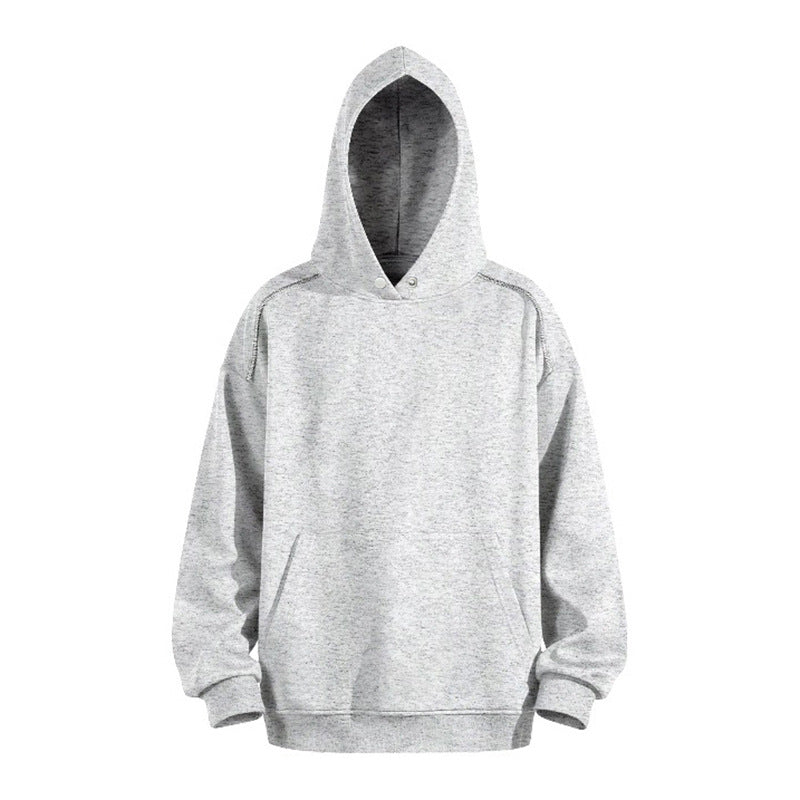 Men's Oversized Hoodie with Kangaroo Pocket and Raglan Sleeves Mune Fashion