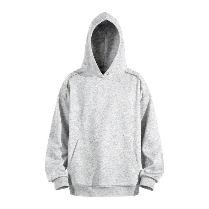 Men's Oversized Hoodie with Kangaroo Pocket and Raglan Sleeves Mune Fashion