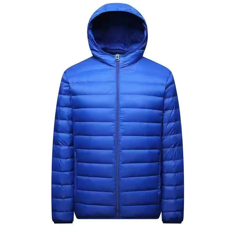 Men's ultra-light packable micro quilted jacket with stand-up collar, padded insulation and wind-resistant shell Mune Fashion