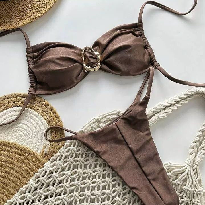 Ladies' Bikinis with decorative accessory Mune Fashion
