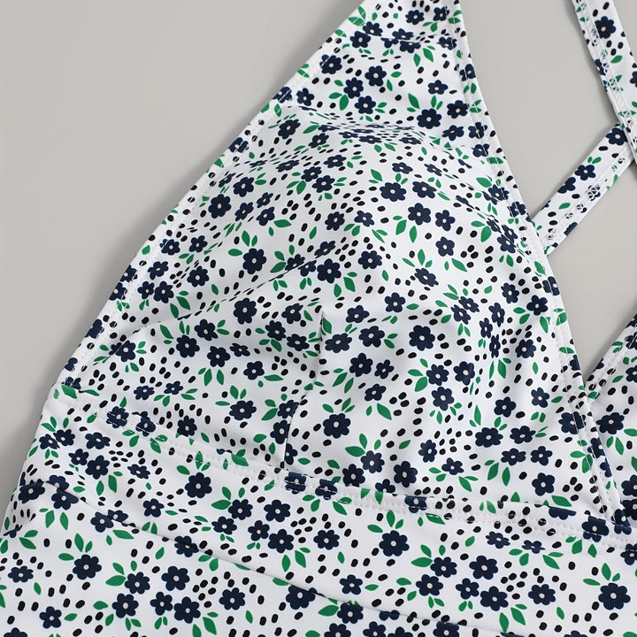 Women's Beach Dress with Floral Design Mune Fashion