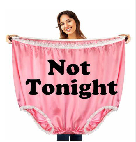 Unisex oversized satin fun slip with elastic waistband Mune Fashion