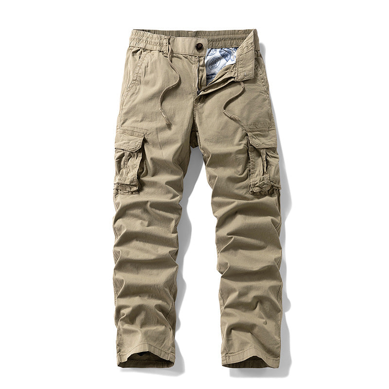 Men's Multifunctional Cargo Pants with Elastic Comfort Waistband, Drawstring and Organizer Pockets Mune Fashion