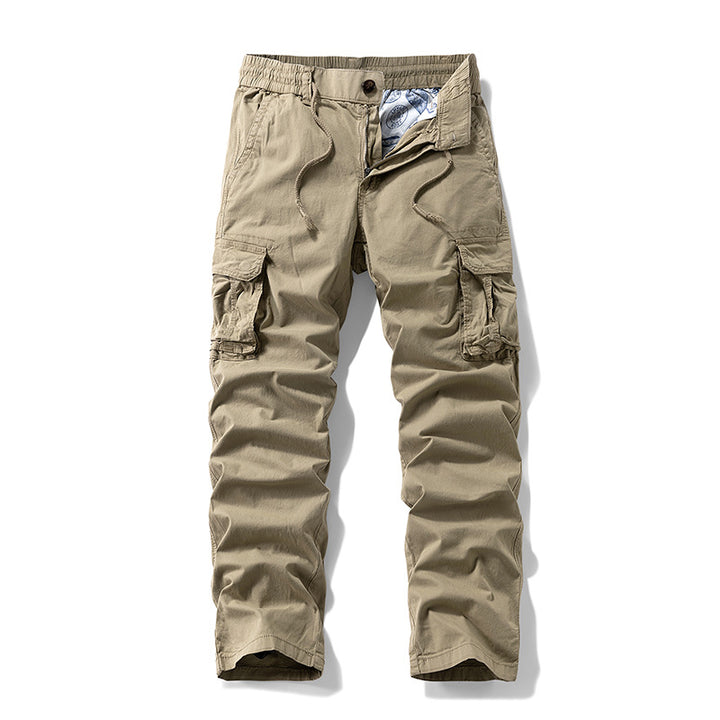 Men's Multifunctional Cargo Pants with Elastic Comfort Waistband, Drawstring and Organizer Pockets Mune Fashion