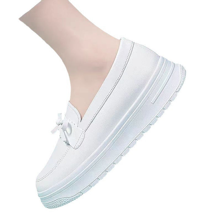 Women Comfortable Slip-On Sneakers with Elegant Bow Mune Fashion
