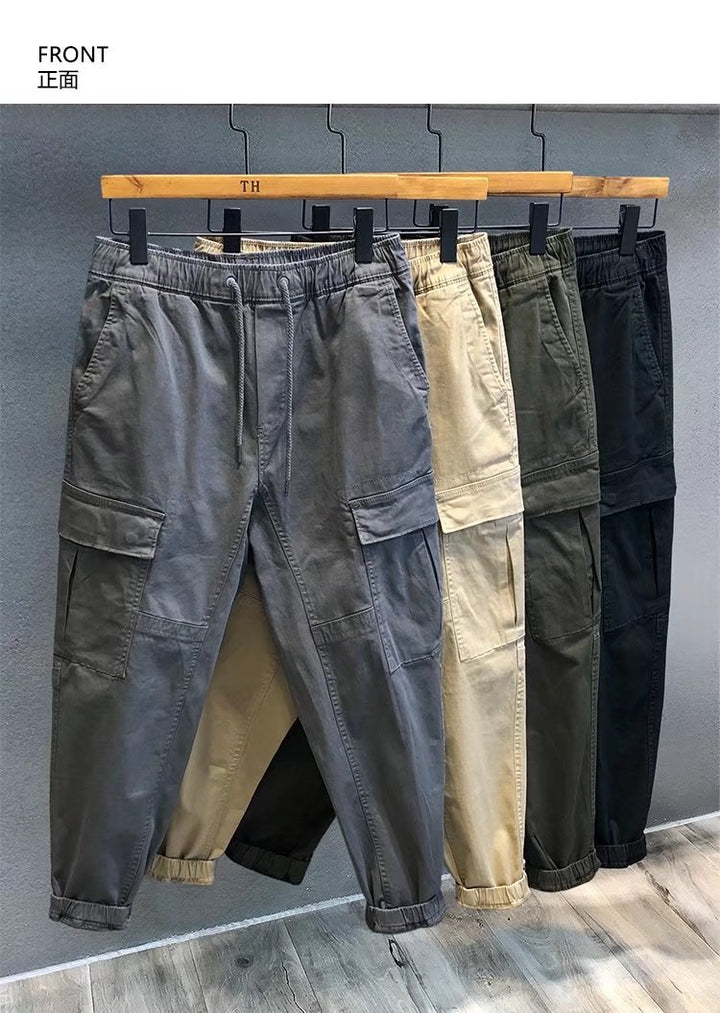 Men's cargo pants in camouflage utility style with straight leg and durable canvas Mune Fashion