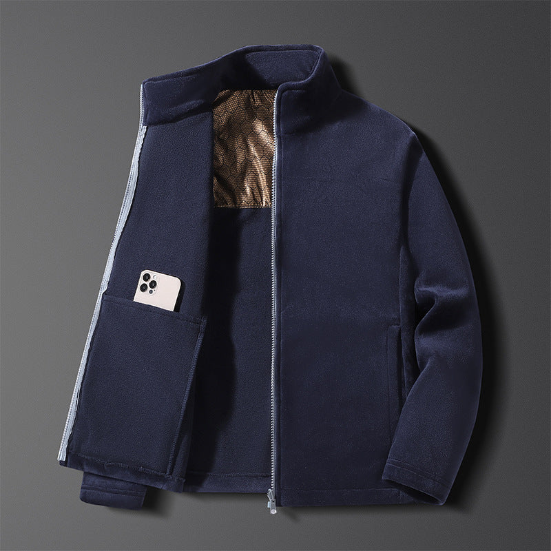 Women's fleece jacket with high-quality inner layer