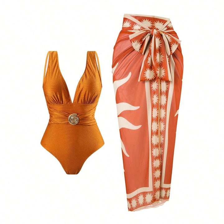 Women’s swimsuit with exclusive wrap skirt Mune Fashion