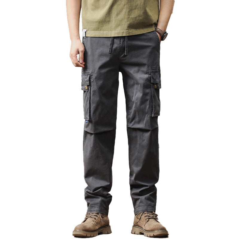 Herren Cargohose im Workwear‑Look mit verstärkten Kniepaneelen und Kordelbund Mune Fashion
