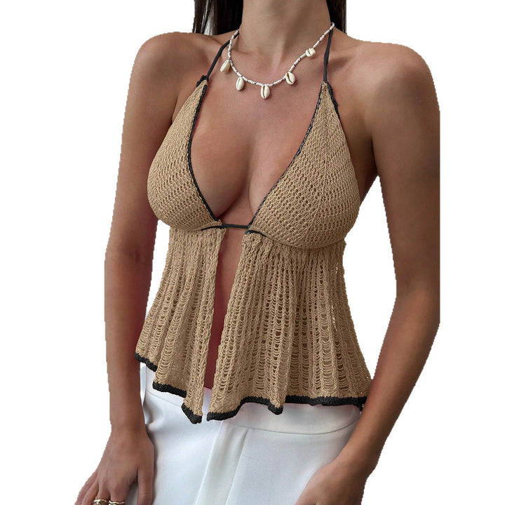 Women Airy Crochet Top Mune Fashion