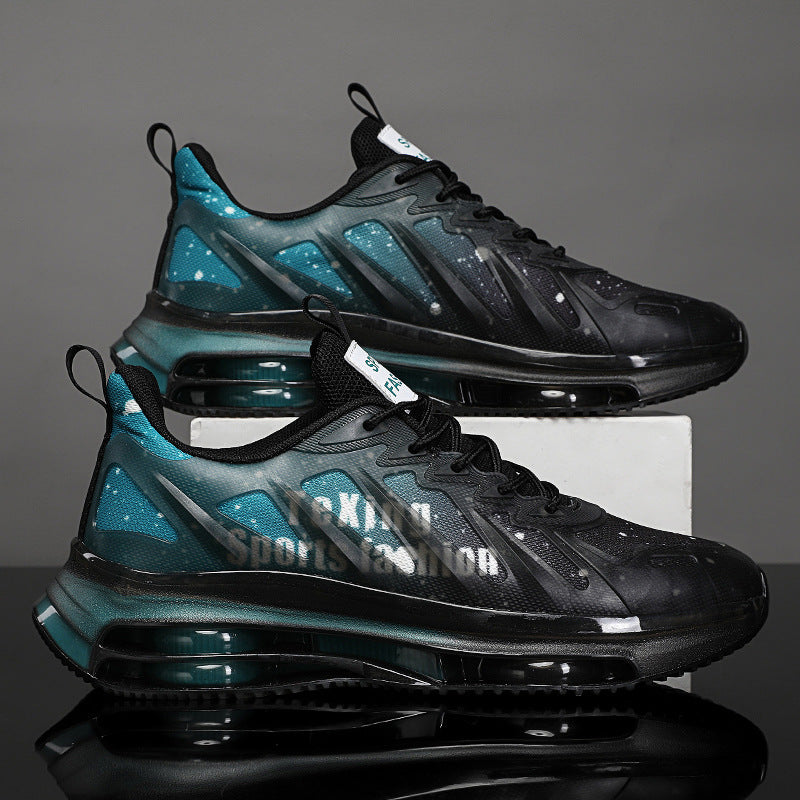 Unisex futuristic transparent Runner with integrated air chamber midsole and reflective tech-mesh Mune Fashion