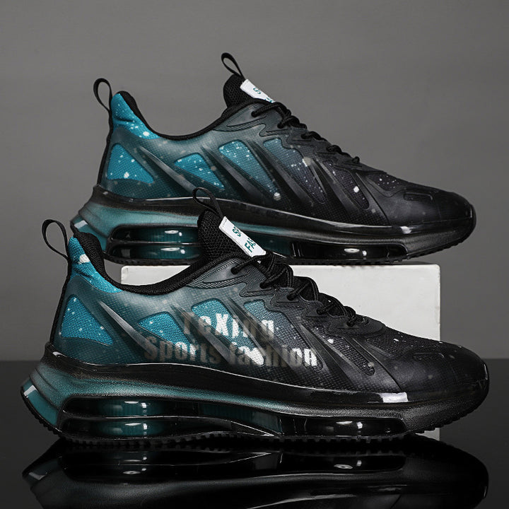 Unisex futuristic transparent Runner with integrated air chamber midsole and reflective tech-mesh Mune Fashion