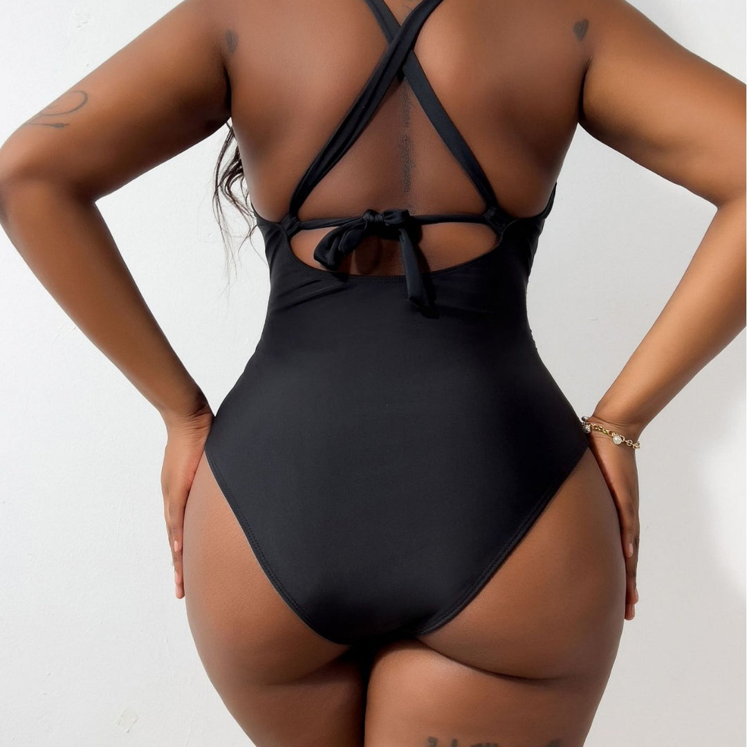 Women's one-piece swimsuit with exquisite keyhole neckline Mune Fashion
