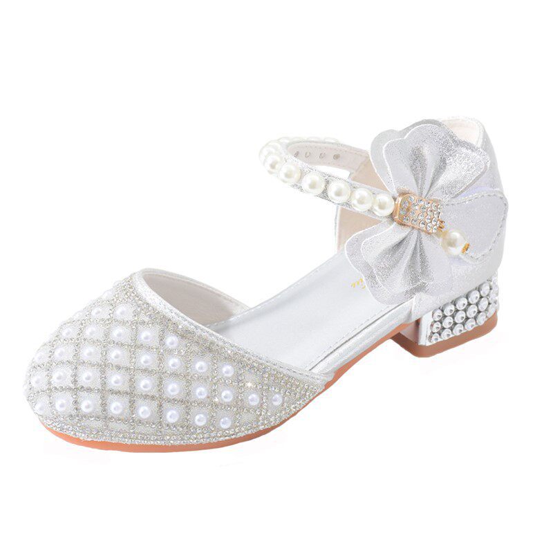 Girls' ballerinas with pearl and rhinestone embellishments Mune Fashion
