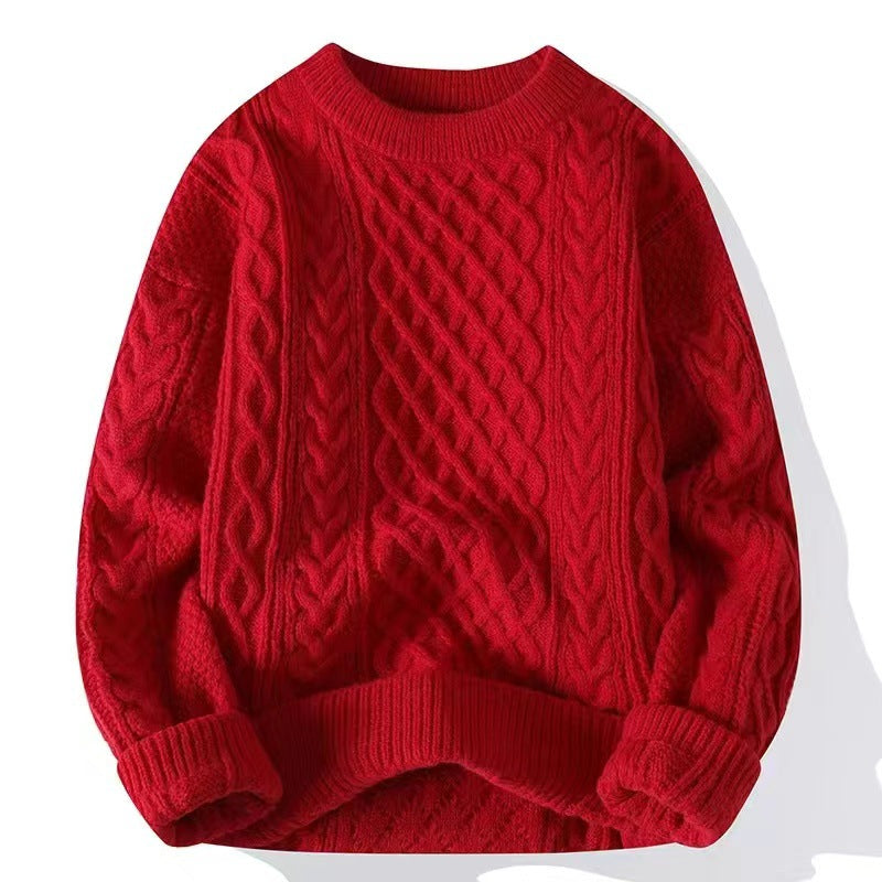 Women's chunky knit sweater with cable pattern Mune Fashion 1787964300