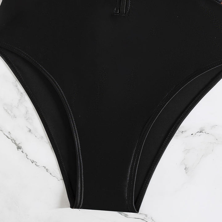 Women's Long Sleeve Neoprene Swimsuit Mune Fashion