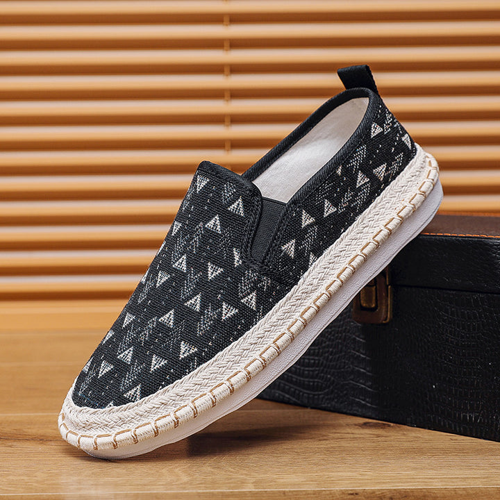 Women's Comfortable Slip-On Moccasins with Colorful Pattern Mune Fashion