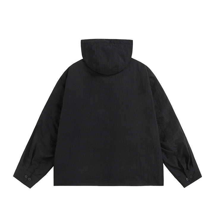 Unisex Ultralight Packable Hooded Jacket in Boxy Relax Fit with Two-Way Metal Zipper Mune Fashion