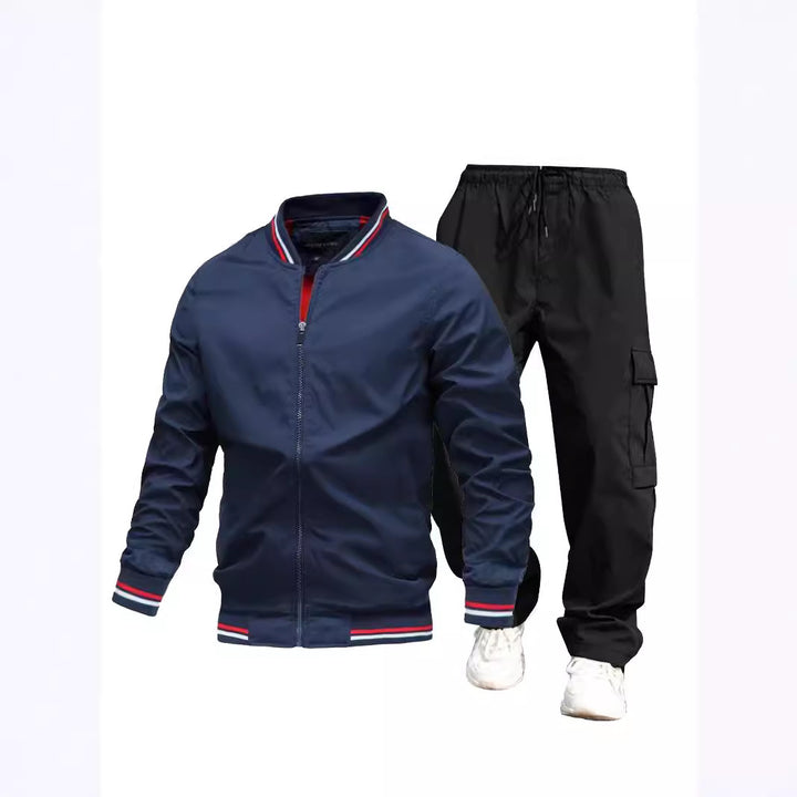 Men's sporty jacket and cargo pants set Mune Fashion