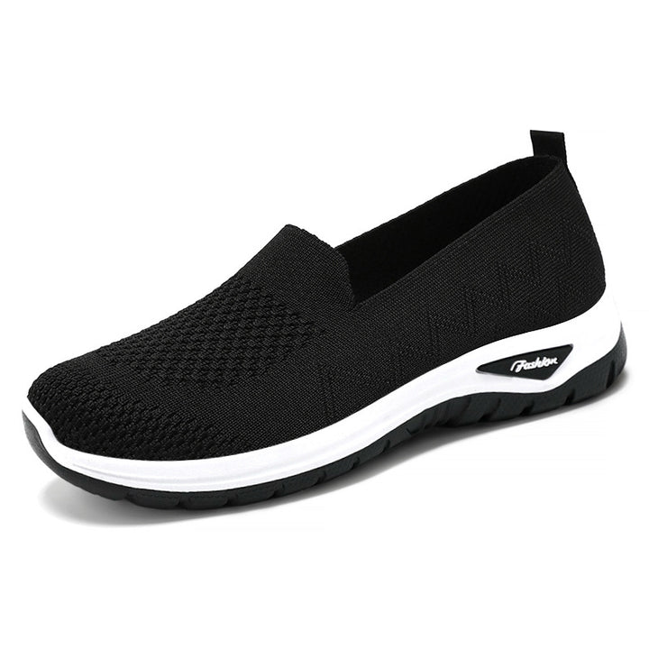 Women nan seamless knit slip-on with padded memory footbed and flexible profile outsole Mune Fashion