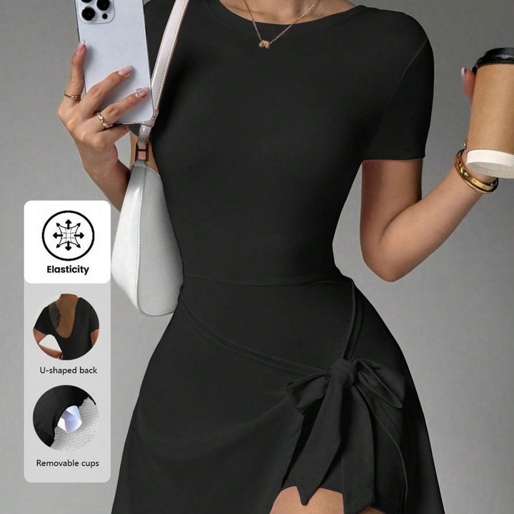 Women's Sporty Wrap Dress Mune Fashion