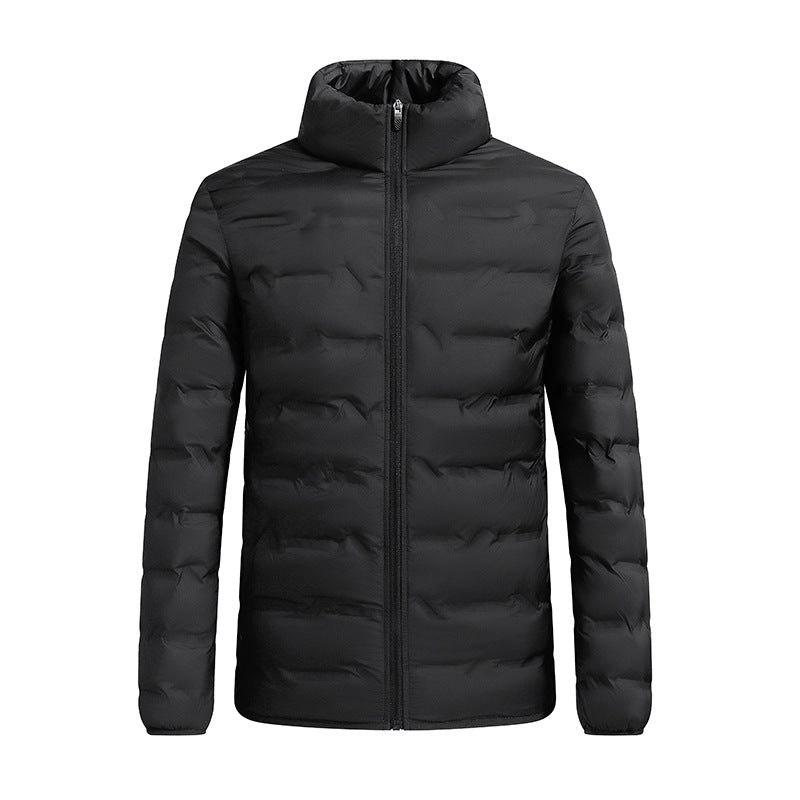 Men's lightweight quilted jacket with thermal filling and stand-up collar Mune Fashion