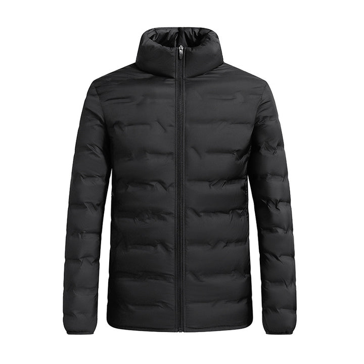 Men's lightweight quilted jacket with thermal filling and stand-up collar Mune Fashion