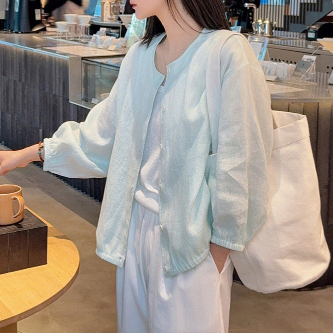 Women Casual Long Sleeve Blouse Mune Fashion