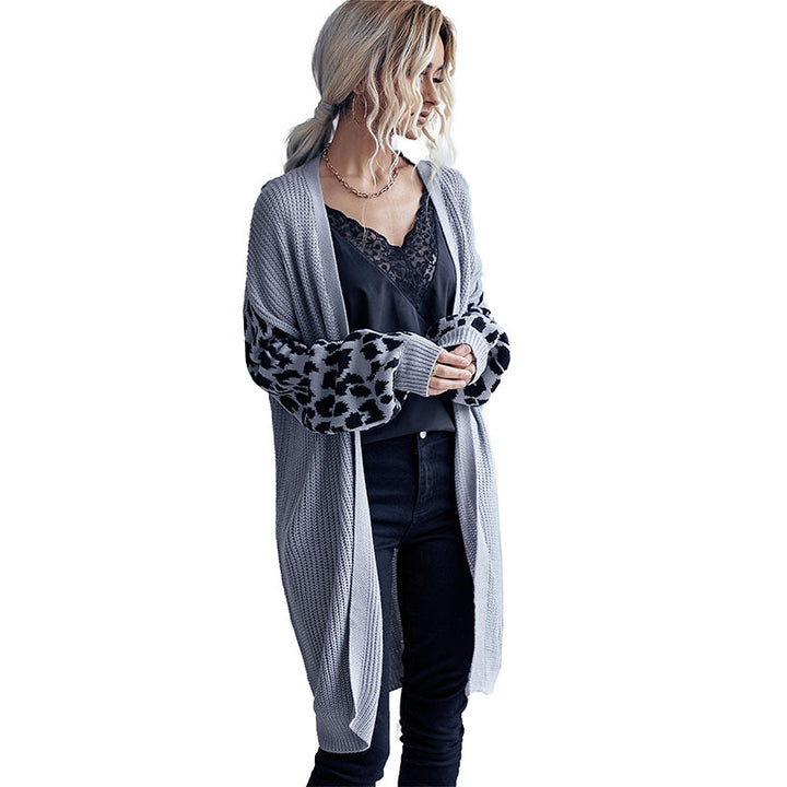 Women's Elegant Knit Cardigan with Loose Sleeves Mune Fashion