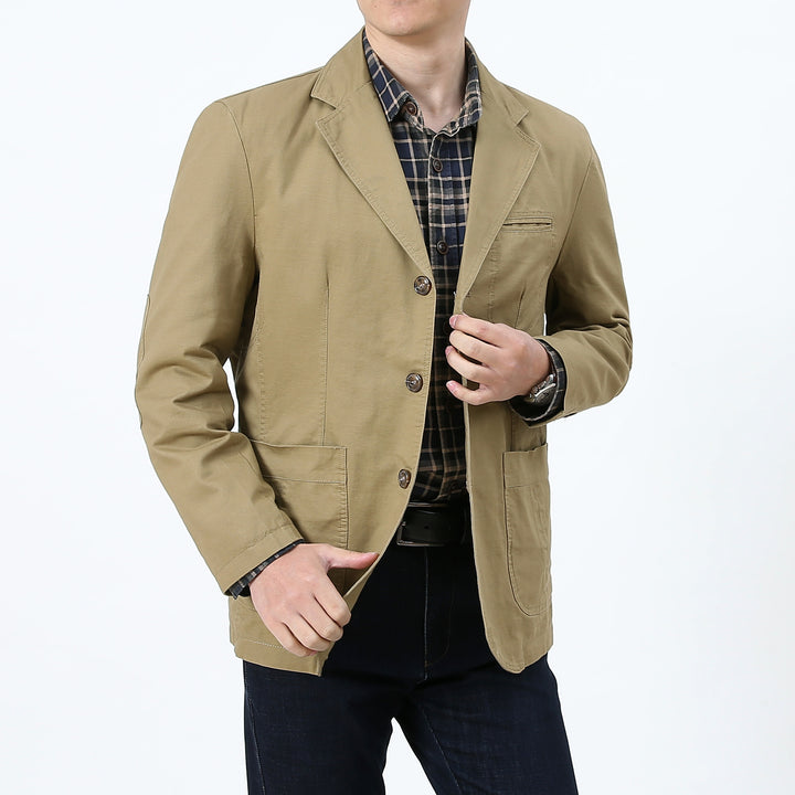Men's Elegant and Comfortable Cotton Blazer Mune Fashion