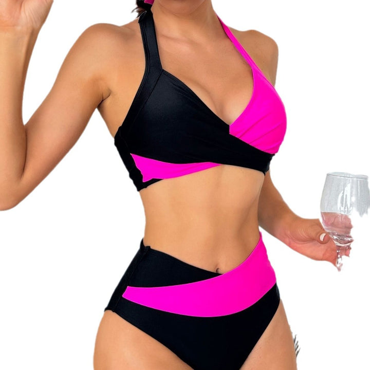 Women’s sporty high-cut bikini set with wrap design Mune Fashion
