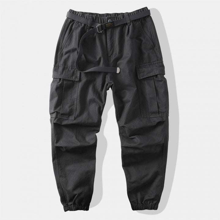 Men's cargo pants with adjustable waistband and practical pockets Mune Fashion