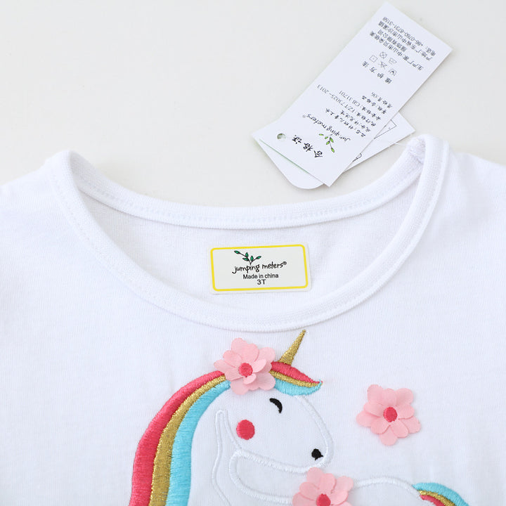 Girls leisure dress with enchanting unicorn motif Mune Fashion