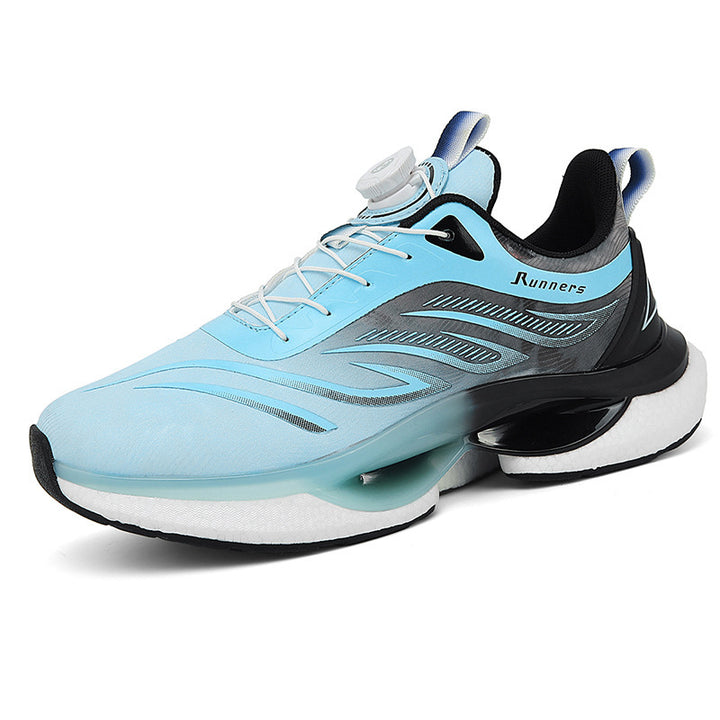 Men's nan innovative running shoe with twist closure, seamless knitted upper material and reactive air chamber cushioning Mune Fashion