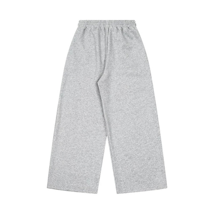 Women's Wide Culotte Lounge Pants with High Comfort Waistband, Drawstring and Star Flag Print Mune Fashion