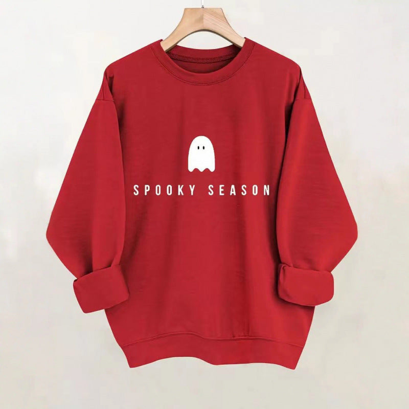 Unisex cool Halloween sweatshirt with ghost print and oversized cut Mune Fashion