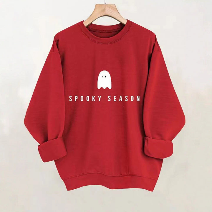 Unisex cool Halloween sweatshirt with ghost print and oversized cut Mune Fashion