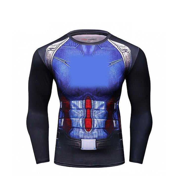 Men's Sporty Long Sleeve T-Shirt with Innovative Design Mune Fashion
