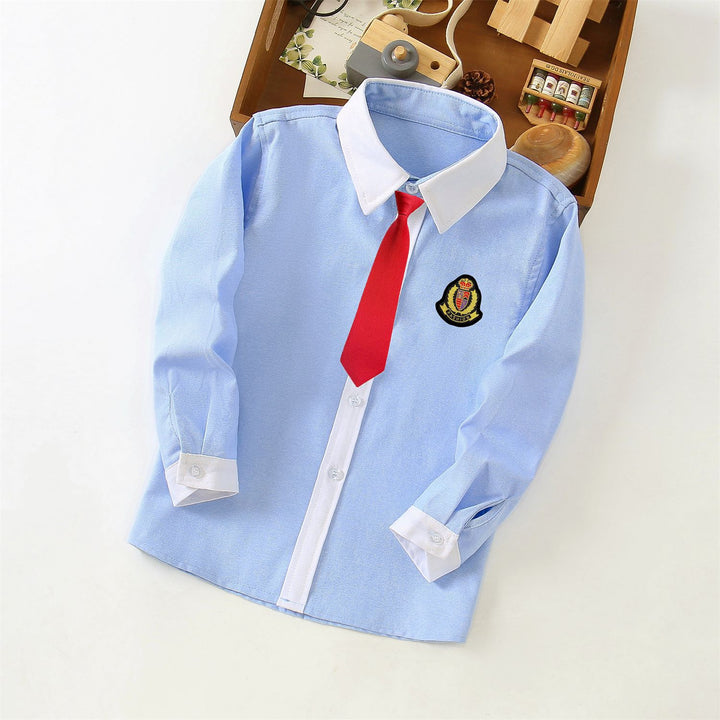 Women's elegant shirt with contrasting cuffs Mune Fashion