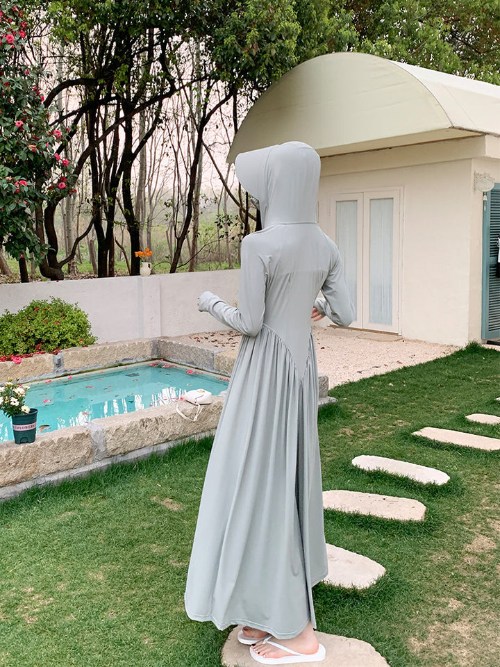 Women's Hooded Dress with Loose Fit Mune Fashion