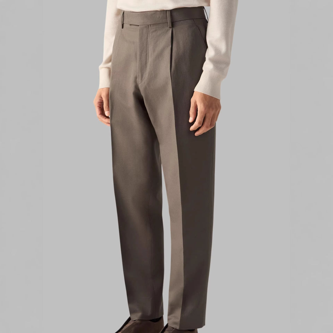 Men's High-Quality Pleated Trousers