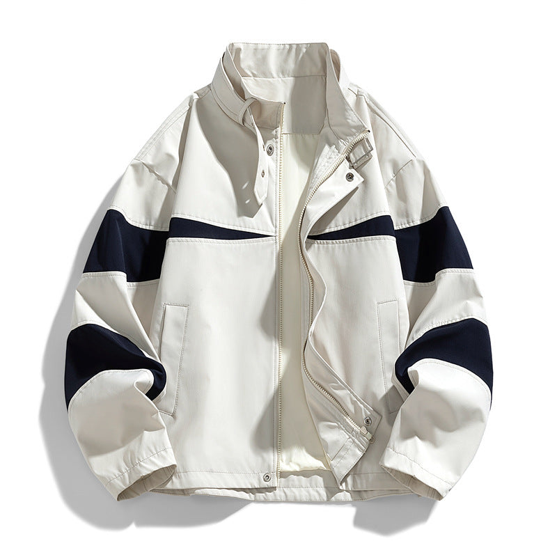 Men's Fashion Sport Jacket with High Collar Mune Fashion
