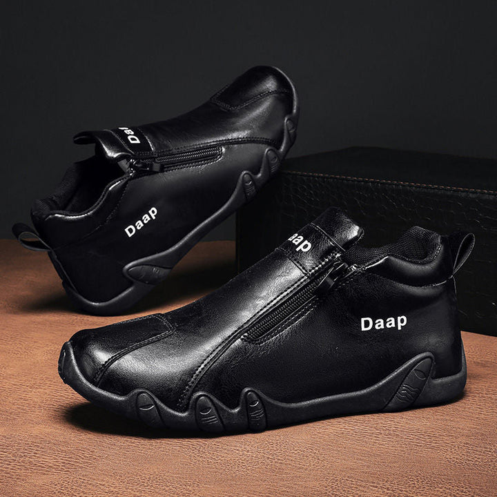 Women's Fashion Sneakers with Side Zipper and Ergonomic Sole Mune Fashion