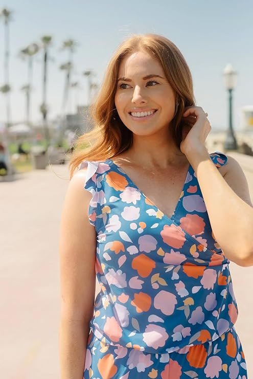 Women's leisure overall with floral design Mune Fashion