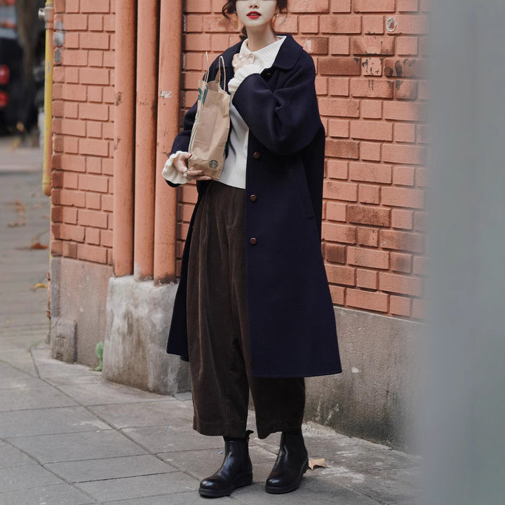 Women Fashionable Oversized Wool Jacket Mune Fashion