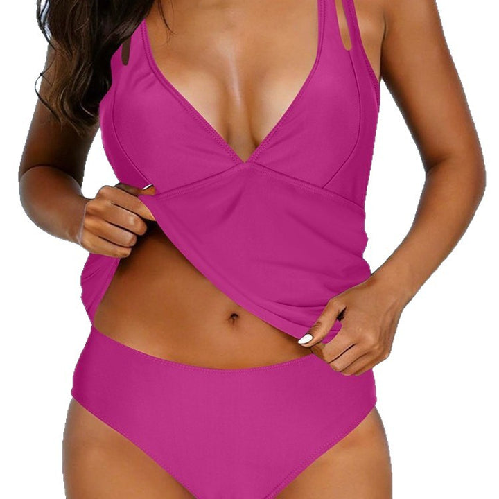 Women's Tankini with Ruffled Top Mune Fashion